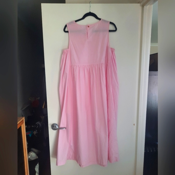 Passenger pink cotton maxi shift dress sz 12 - Picture 4 of 5